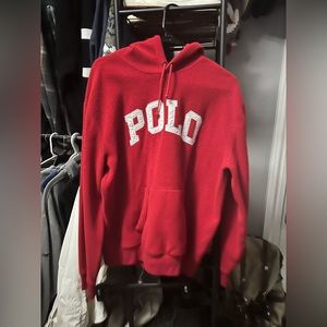 Vintage Fleece Polo Hoodie